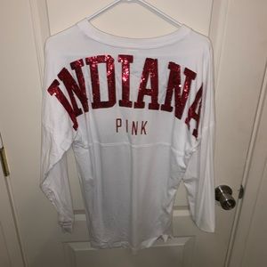 Varsity pink IU long sleeve